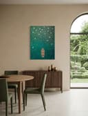 The painting in the modern interior